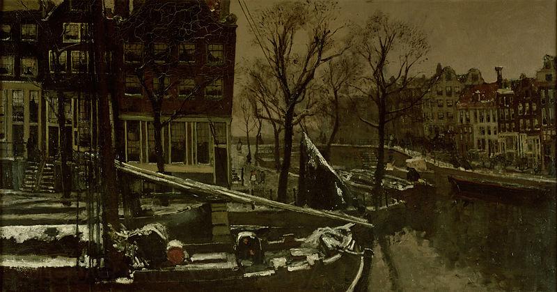 George Hendrik Breitner Winter in Amsterdam Norge oil painting art